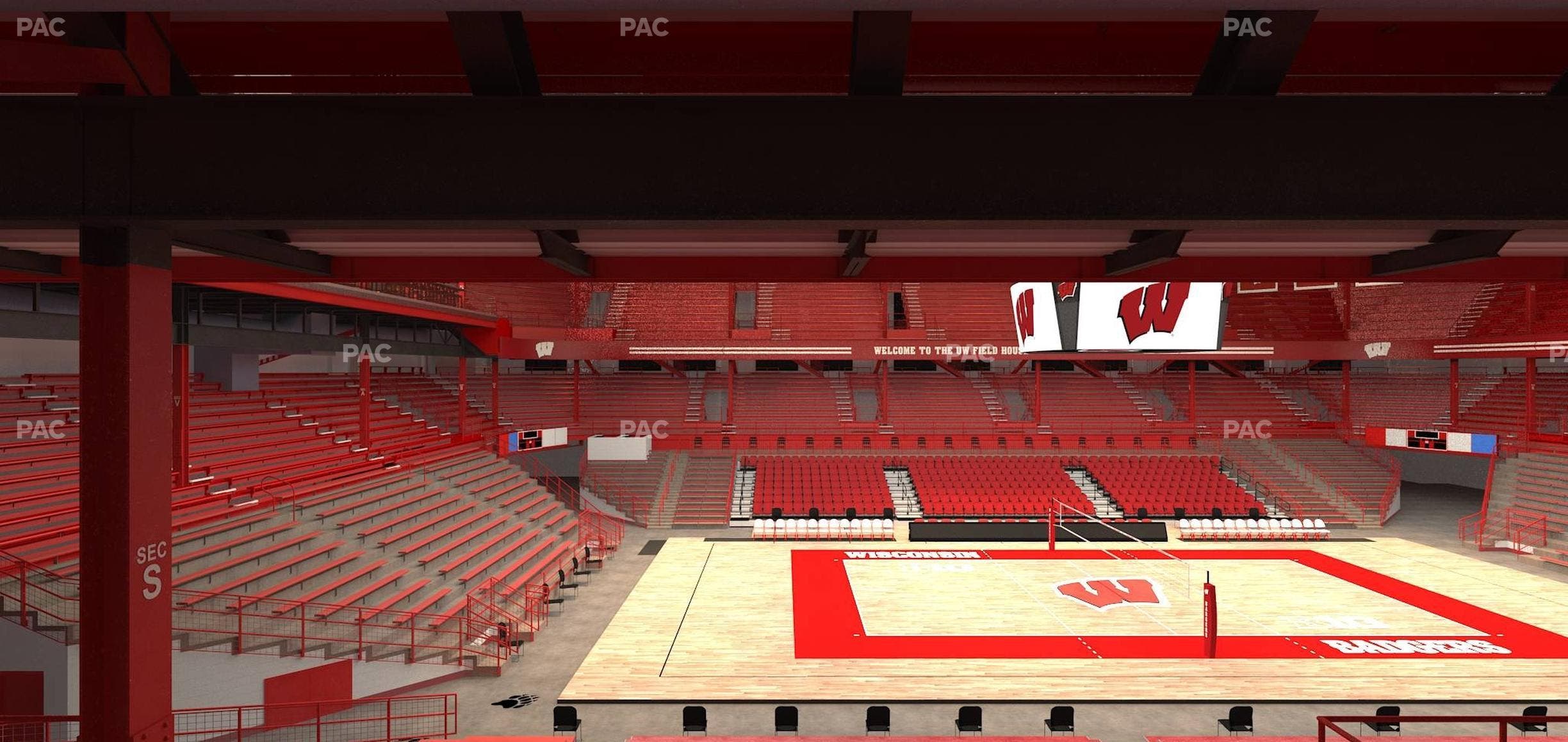 Wisconsin Field House - Section S Seat View