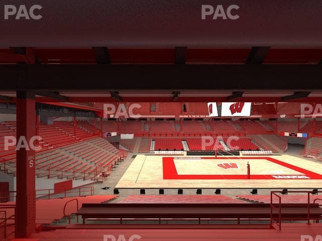 Wisconsin Field House - Section S Seat View