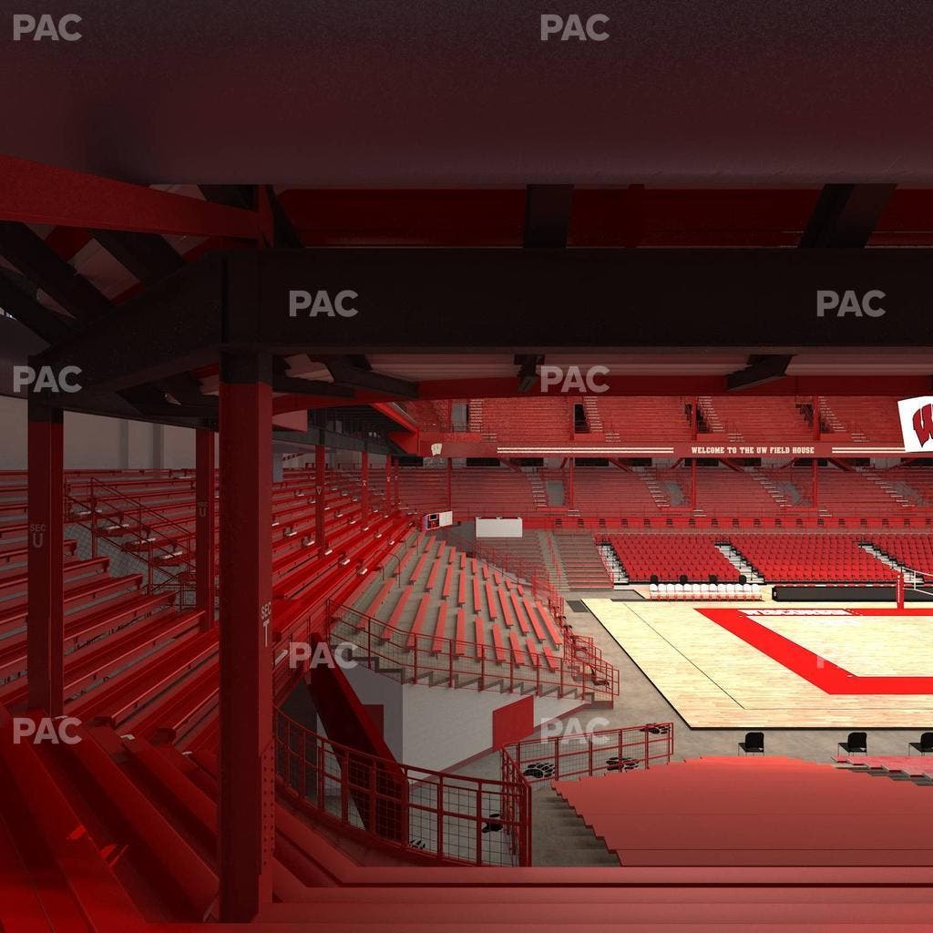 Wisconsin Field House - Section T Seat View