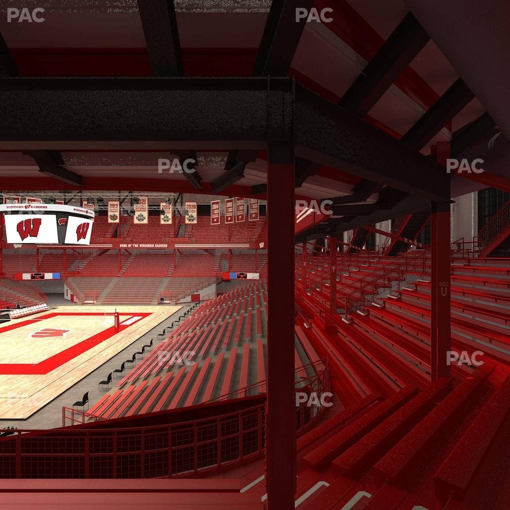 Wisconsin Field House - Section U Seat View