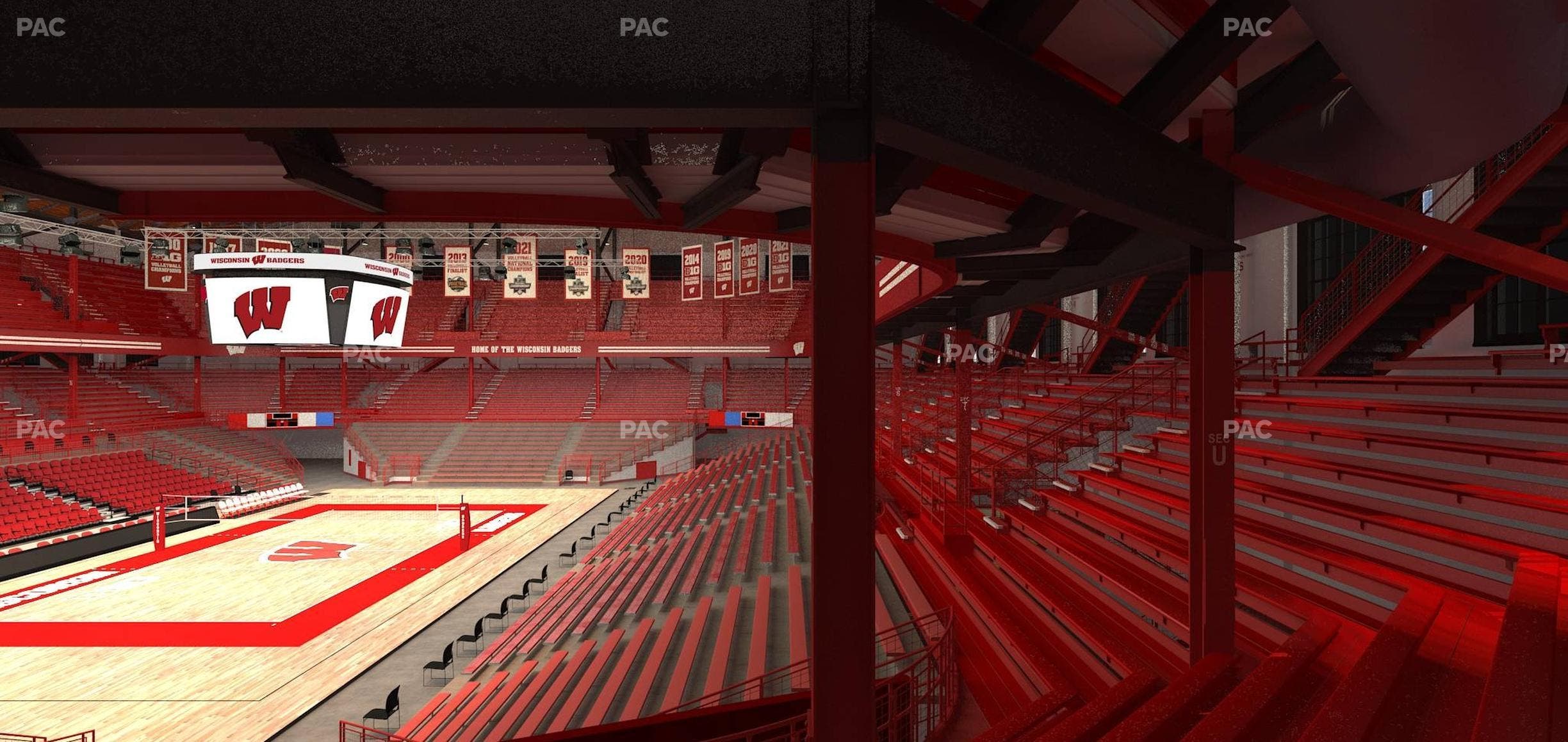 Wisconsin Field House - Section U Seat View