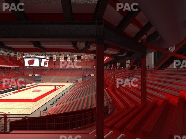 Wisconsin Field House - Section U Seat View