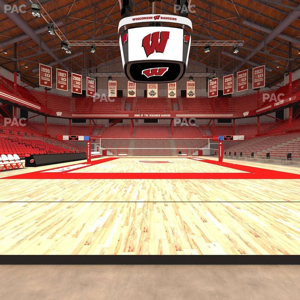 Wisconsin Field House - Section Wc A Seat View