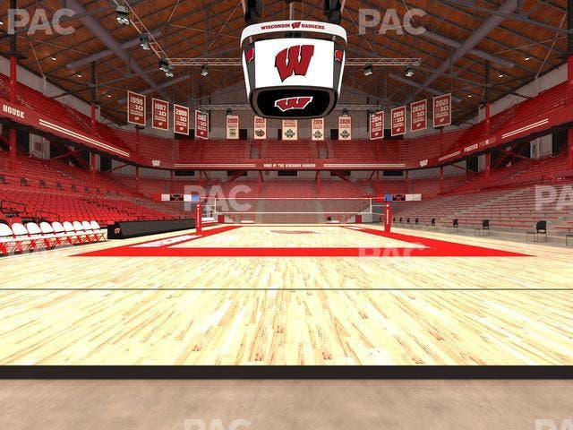 Wisconsin Field House - Section Wc A Seat View