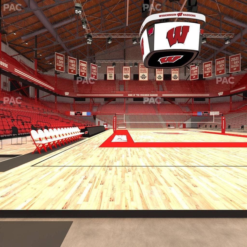 Wisconsin Field House - Section Wc B Seat View