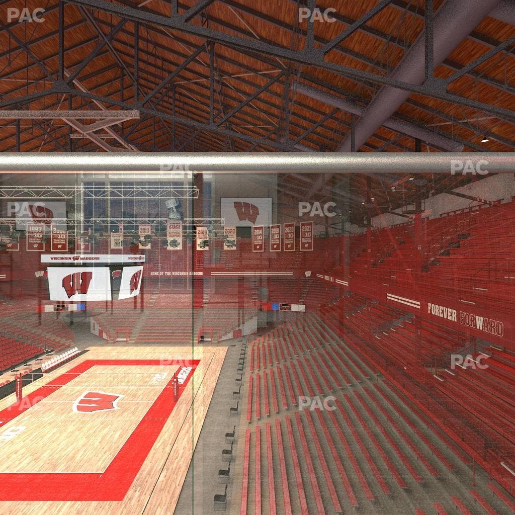 Wisconsin Field House - Section Wc Bb Seat View
