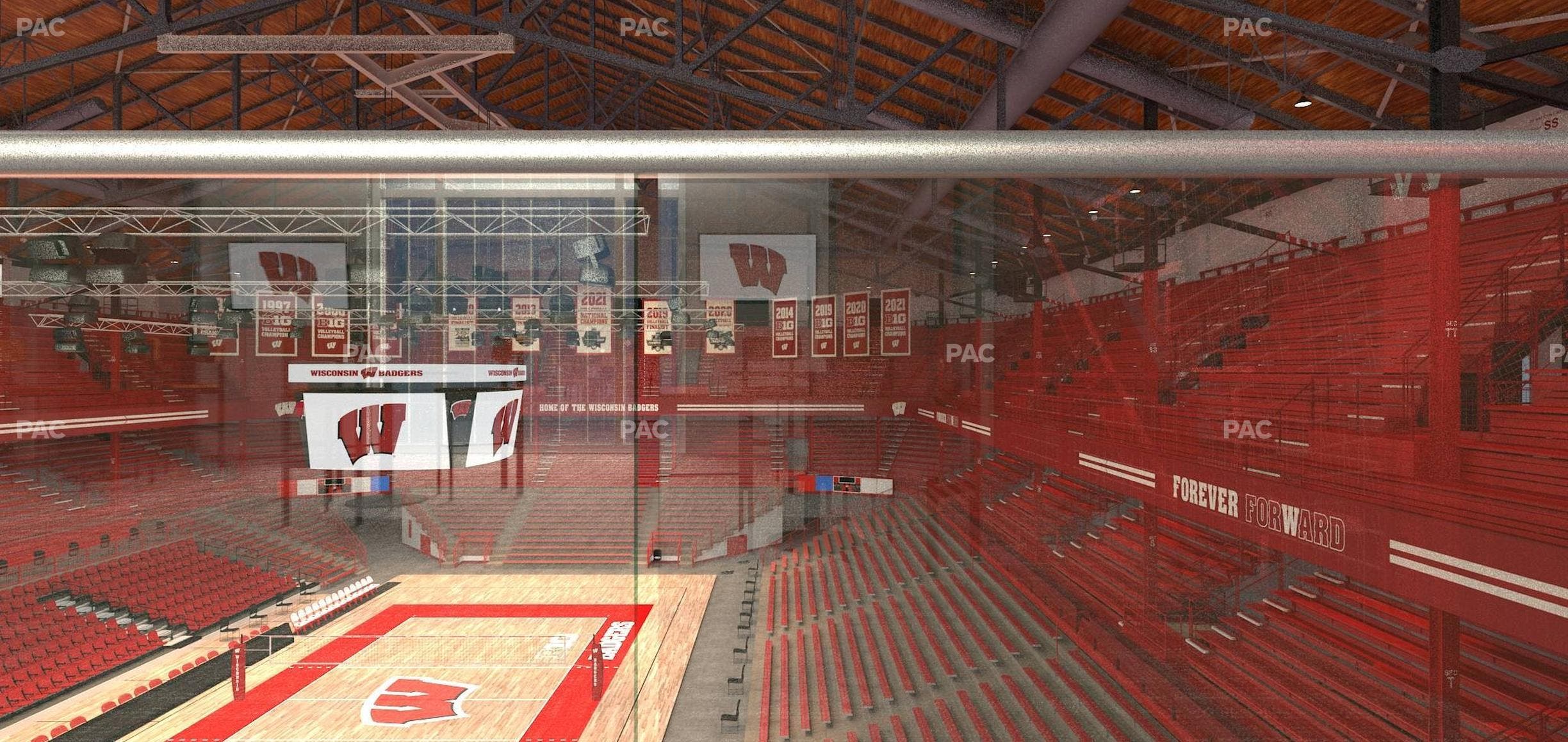 Wisconsin Field House - Section Wc Bb Seat View