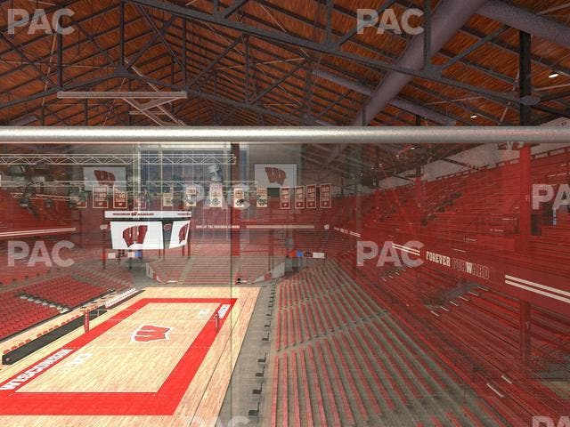 Wisconsin Field House - Section Wc Bb Seat View