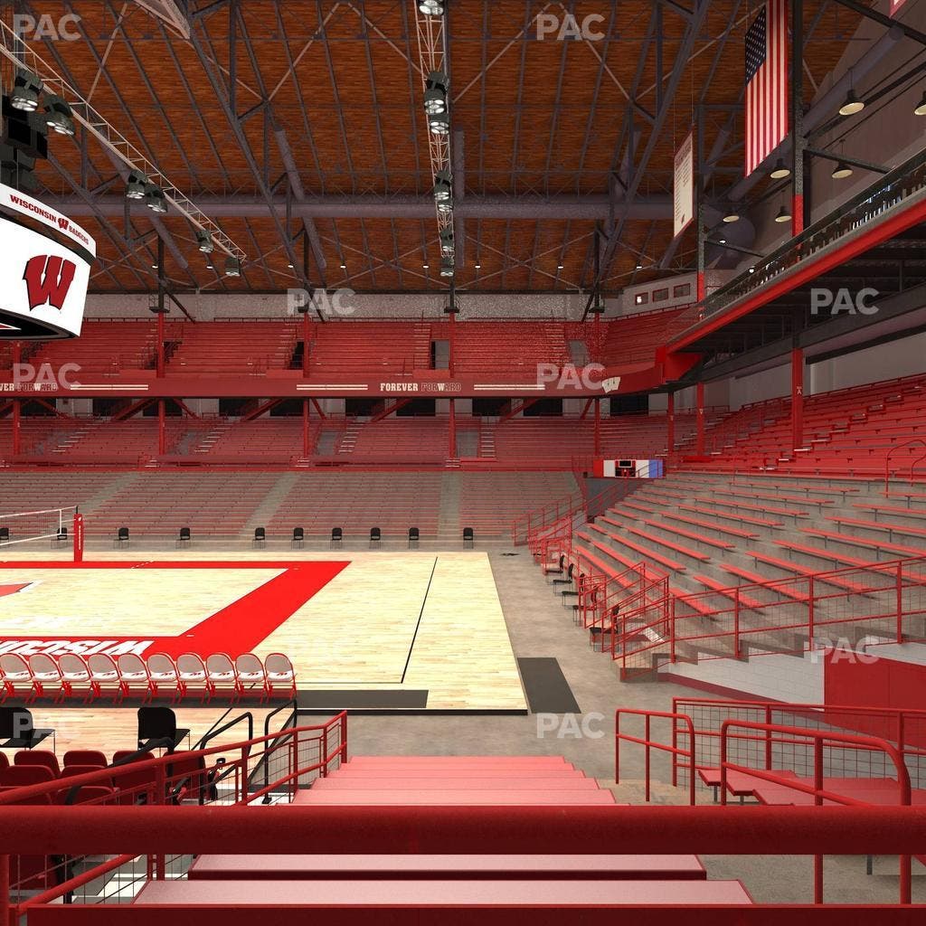 Wisconsin Field House - Section Wc D Seat View