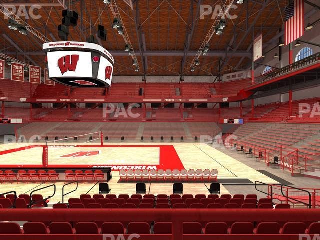 Wisconsin Field House - Section Wc E Seat View