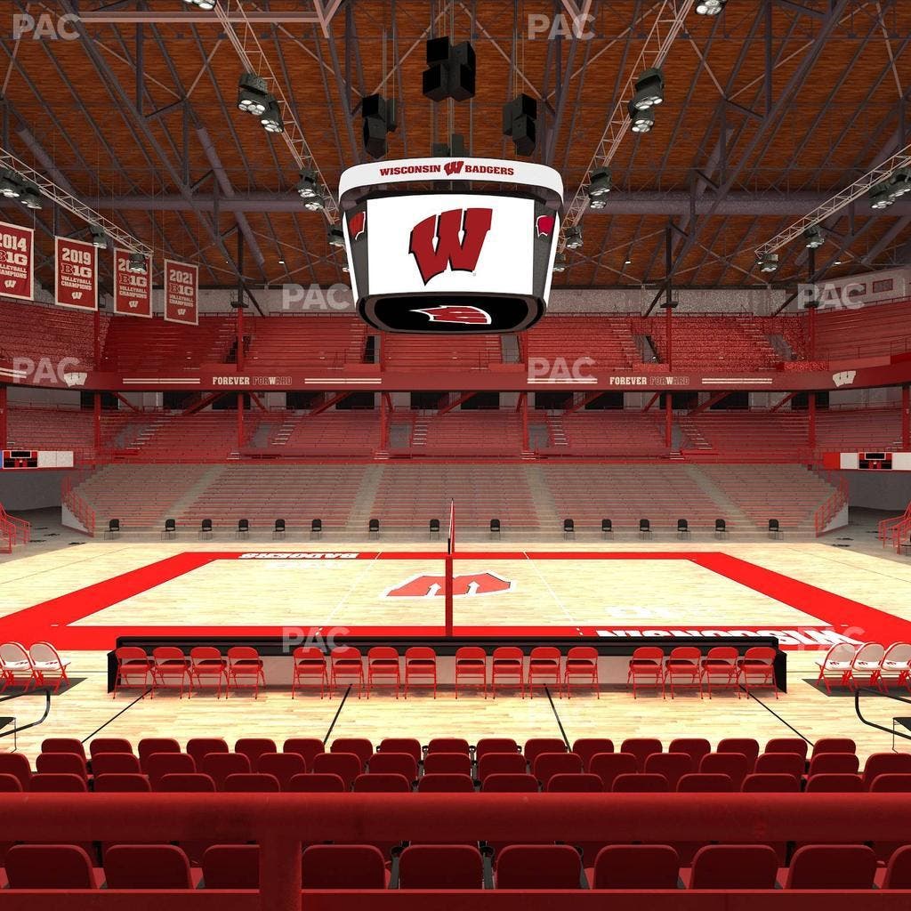 Wisconsin Field House - Section Wc F Seat View