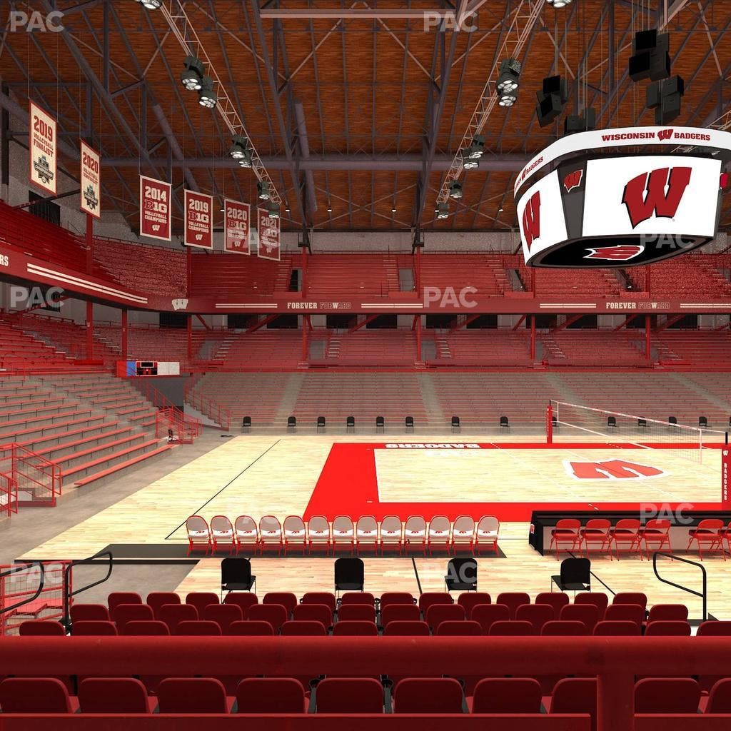 Wisconsin Field House - Section Wc G Seat View