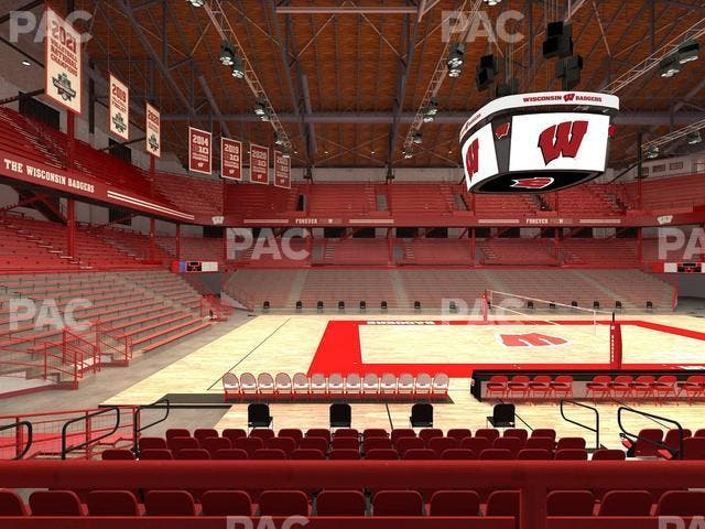 Wisconsin Field House - Section Wc G Seat View