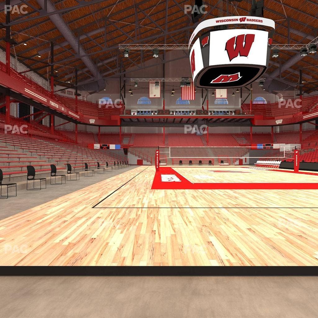 Wisconsin Field House - Section Wc M Seat View