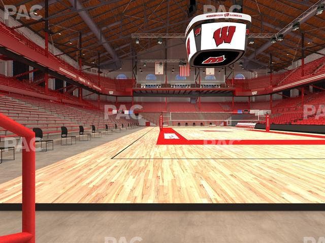 Wisconsin Field House - Section Wc M Seat View