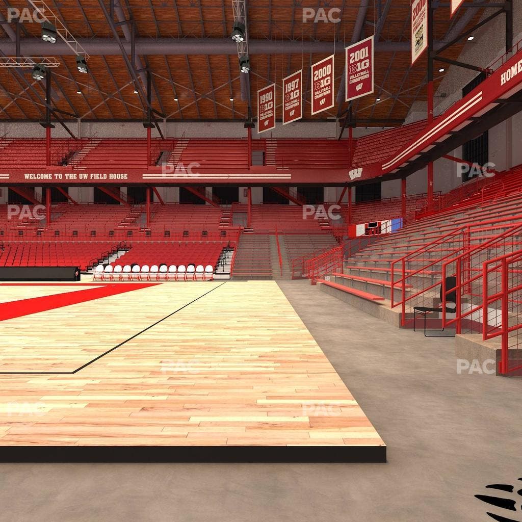 Wisconsin Field House - Section Wc P Seat View