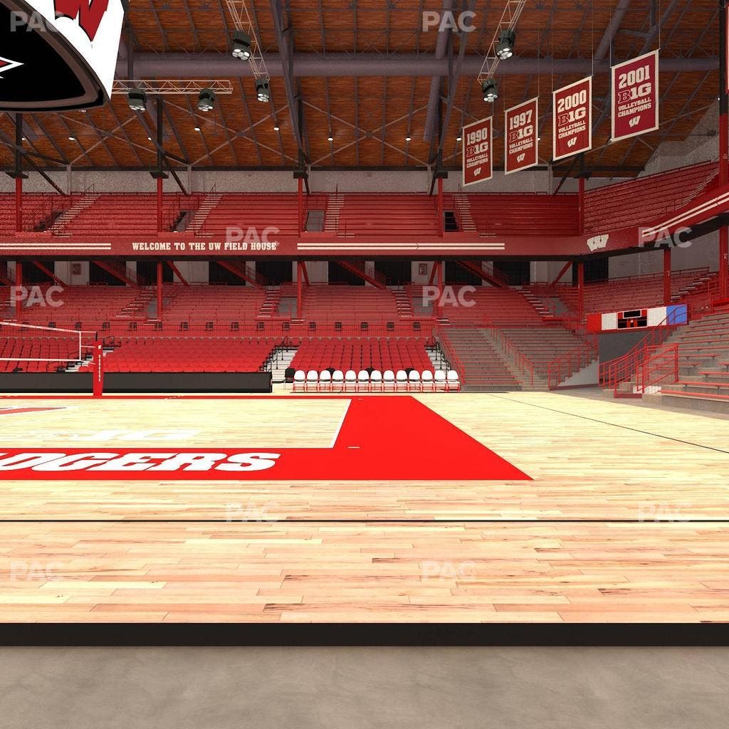Wisconsin Field House - Section Wc Q Seat View