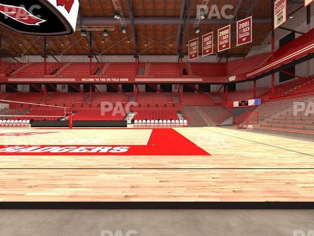 Wisconsin Field House - Section Wc Q Seat View