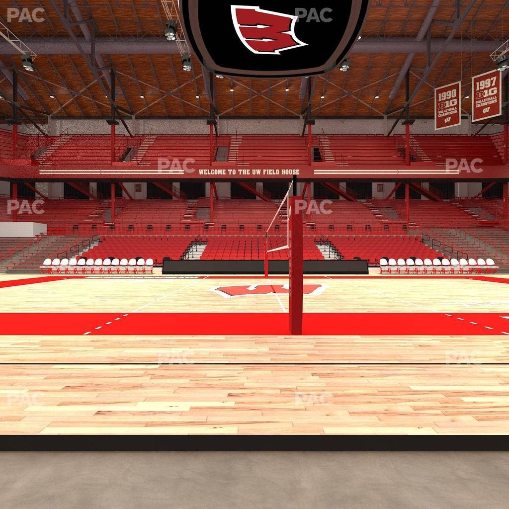 Wisconsin Field House - Section Wc R Seat View