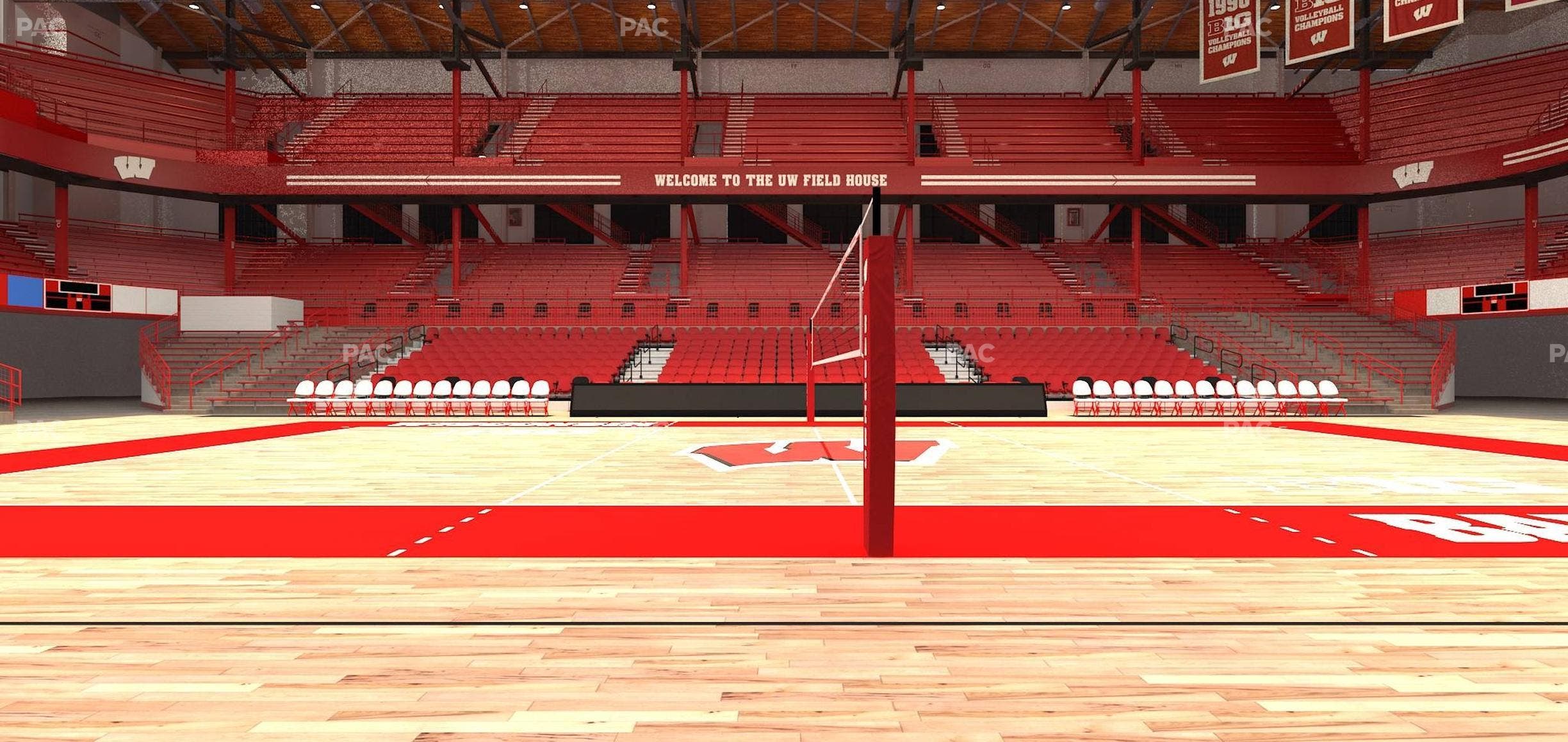 Wisconsin Field House - Section Wc R Seat View