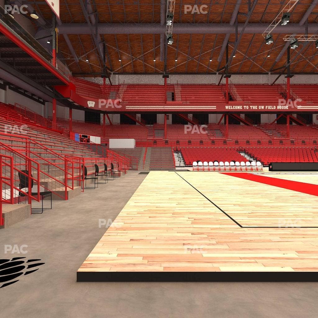 Wisconsin Field House - Section Wc T Seat View