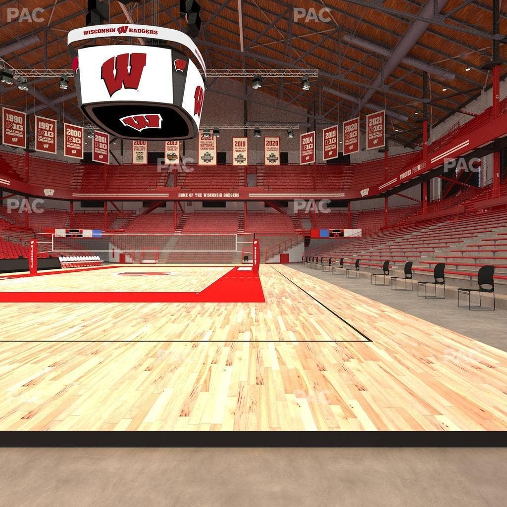 Wisconsin Field House - Section Wc V Seat View