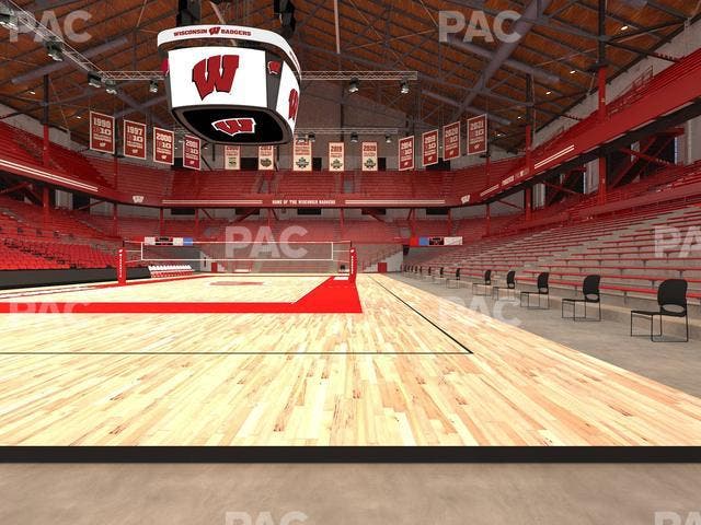 Wisconsin Field House - Section Wc V Seat View