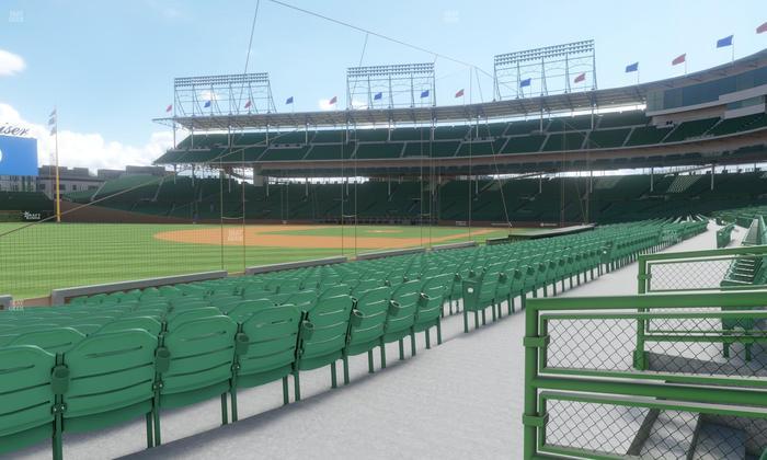 Wrigley Field - Section 105 Seat View