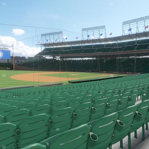 Wrigley Field - Section 107 Seat View