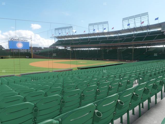 Wrigley Field - Section 107 Seat View