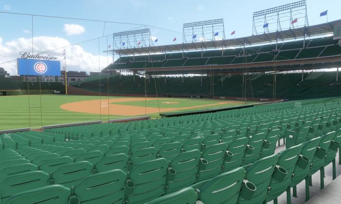 Wrigley Field - Section 107 Seat View