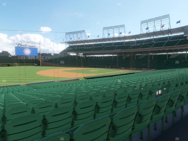 Wrigley Field - Section 107 Seat View