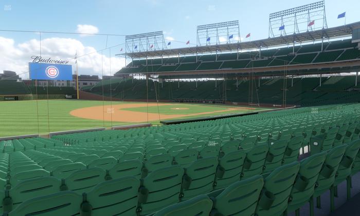 Wrigley Field - Section 107 Seat View