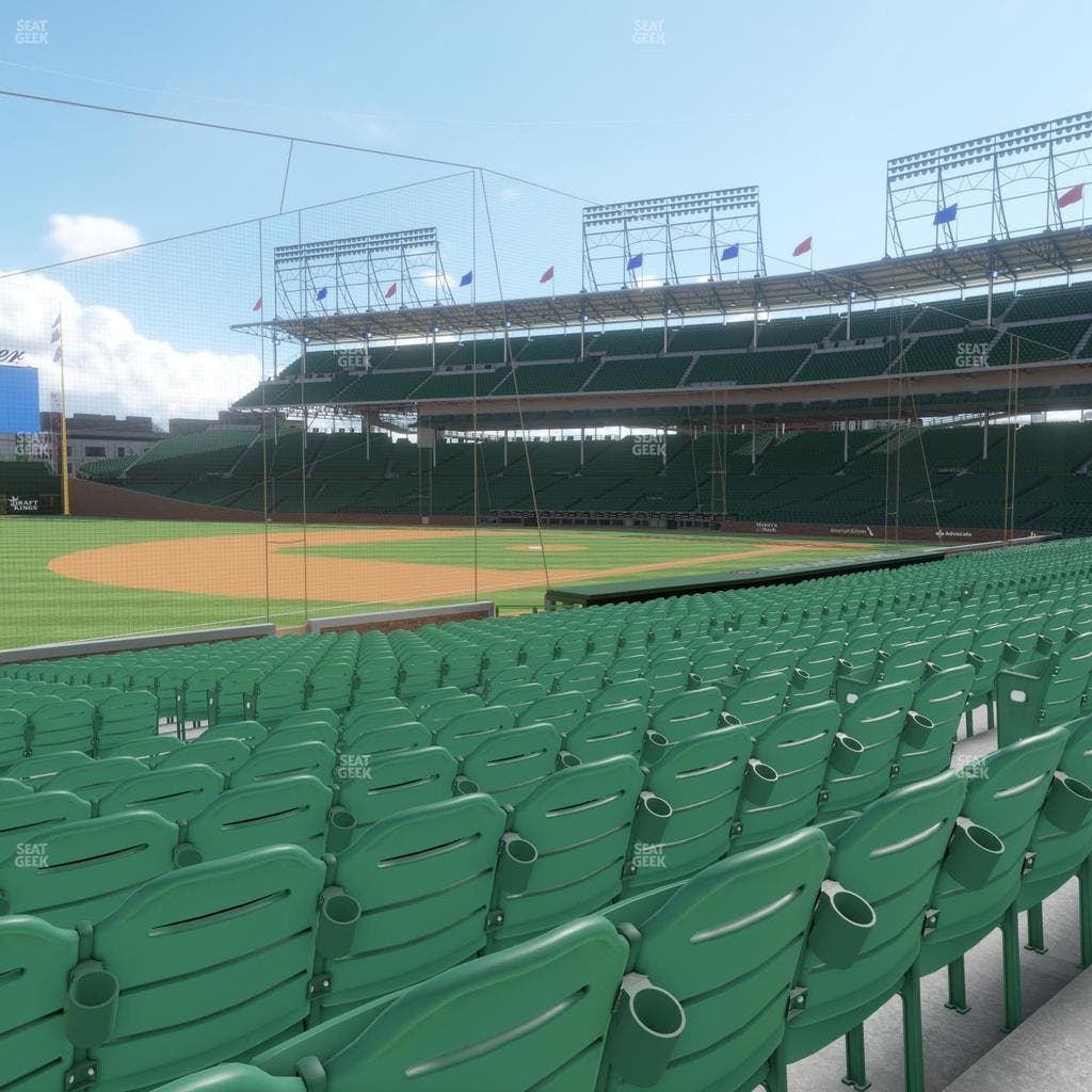 Wrigley Field - Section 107 Seat View