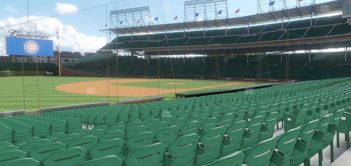 Wrigley Field - Section 107 Seat View