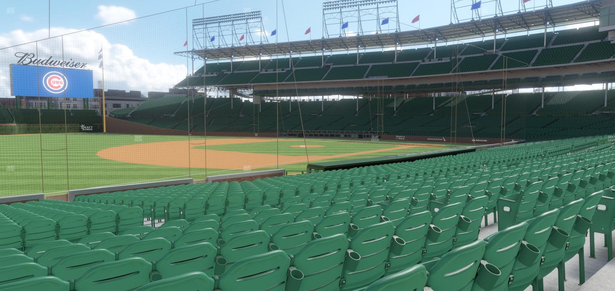 Wrigley Field - Section 107 Seat View