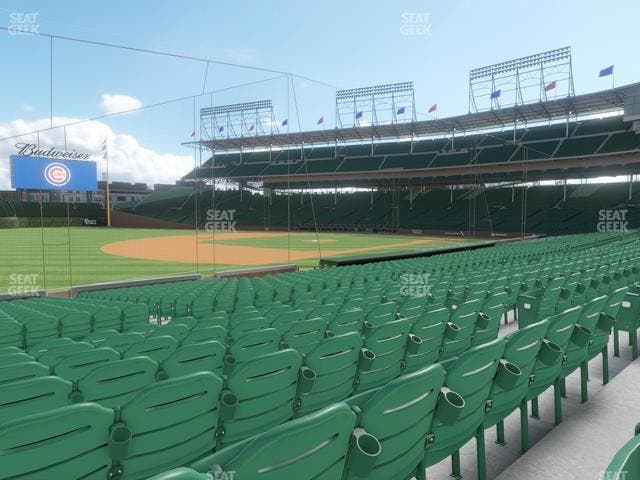 Wrigley Field - Section 107 Seat View