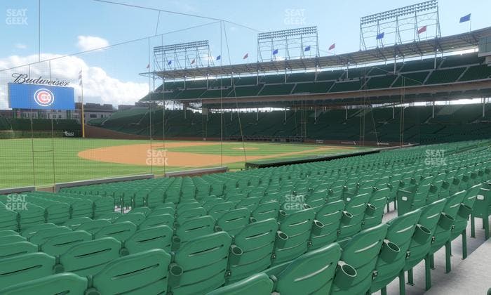 Wrigley Field - Section 107 Seat View