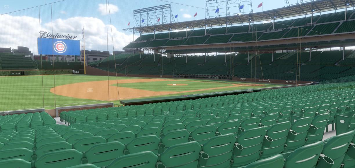 Wrigley Field - Section 108 Seat View