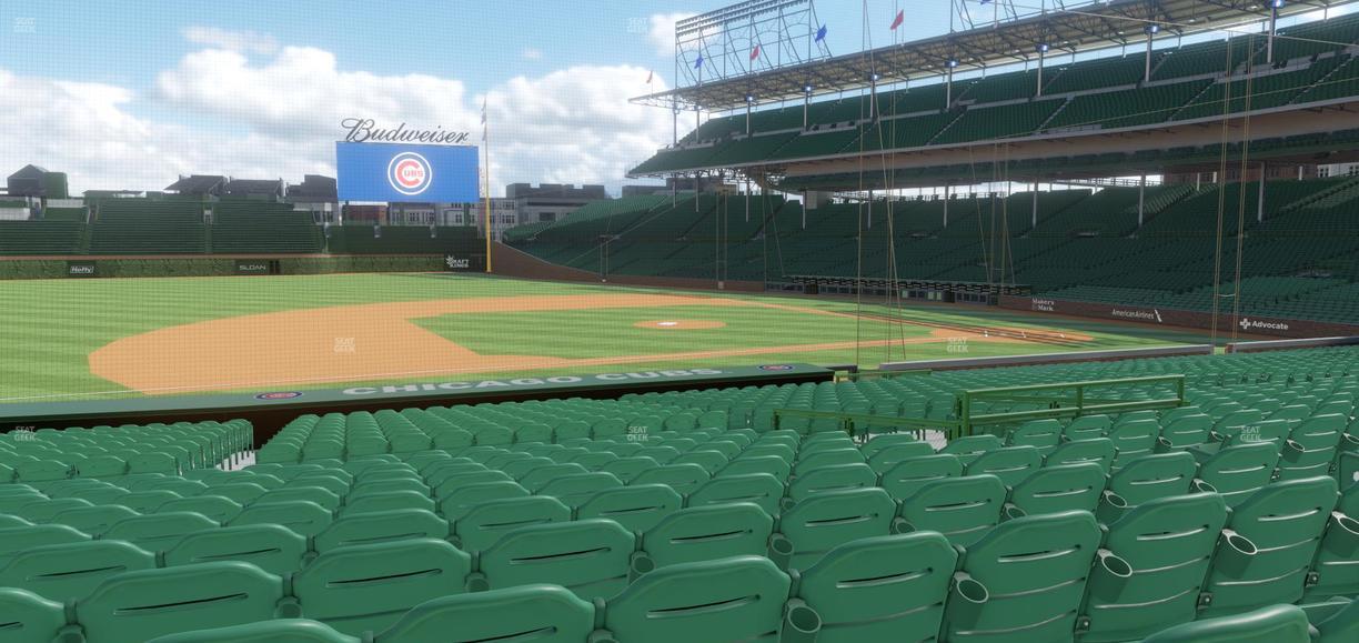 Wrigley Field - Section 110 Seat View
