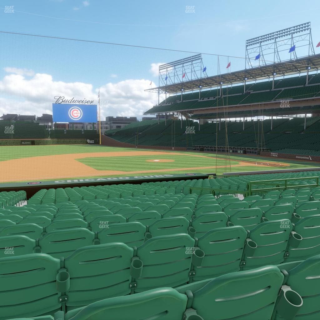 Wrigley Field - Section 110 Seat View