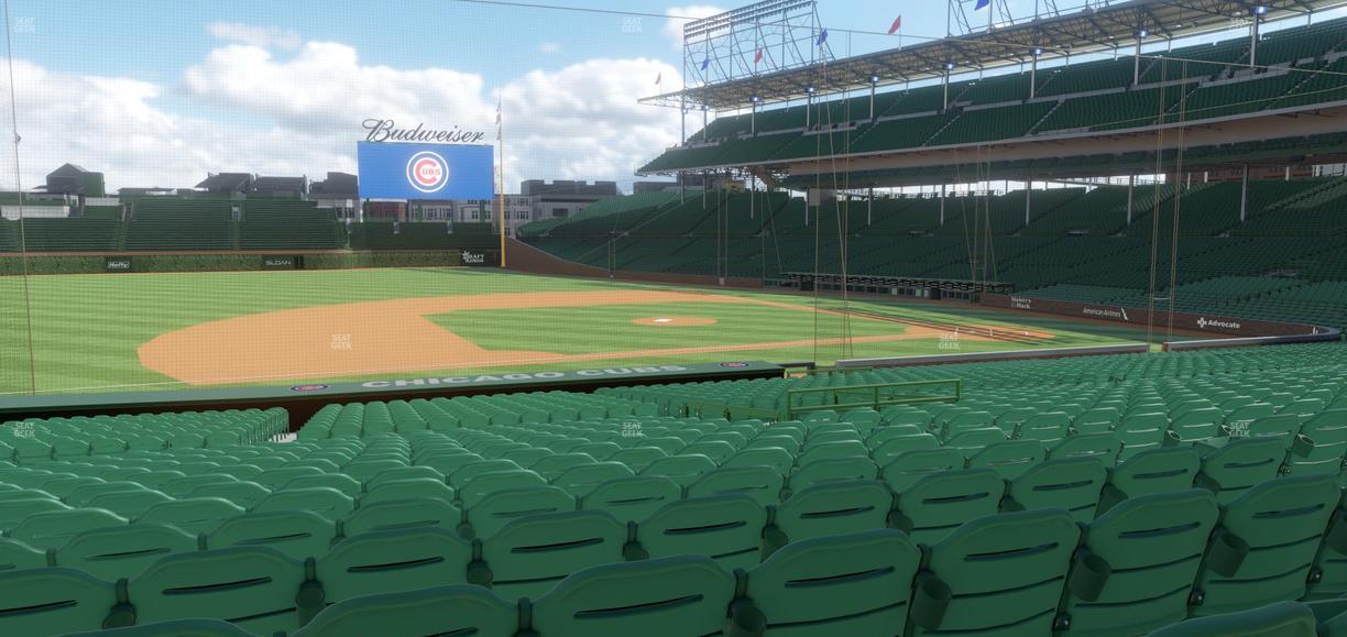 Wrigley Field - Section 110 Seat View