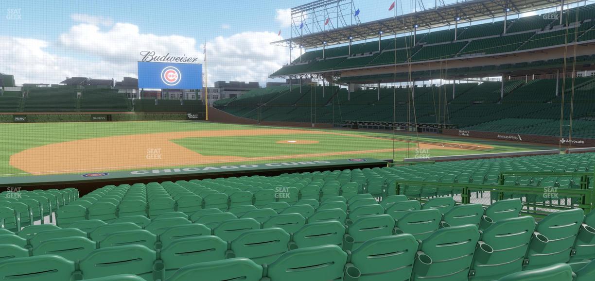 Wrigley Field - Section 110 Seat View
