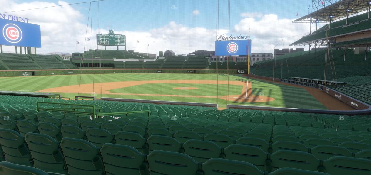 Wrigley Field - Section 114 Seat View