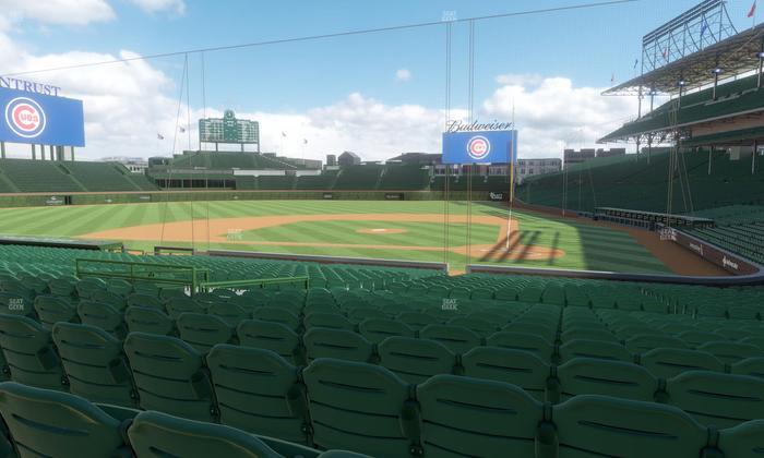 Wrigley Field - Section 114 Seat View