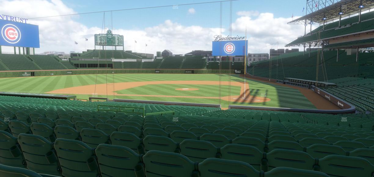 Wrigley Field - Section 114 Seat View