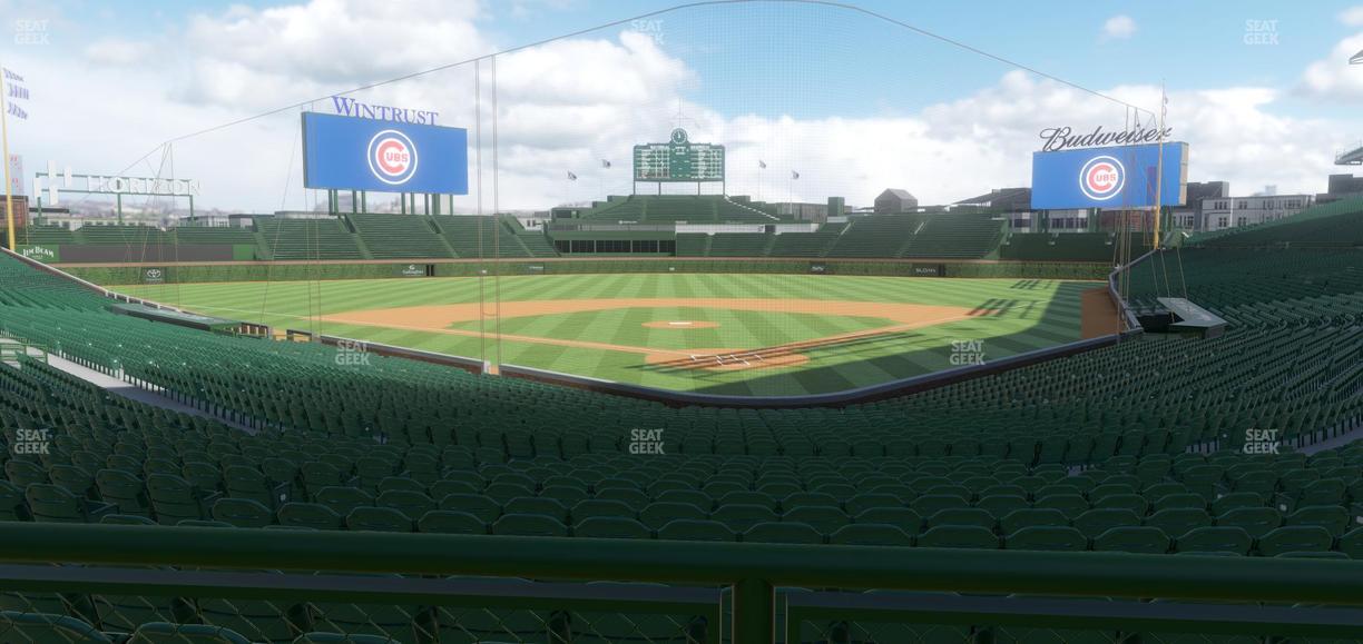 Wrigley Field - Section 117 Seat View