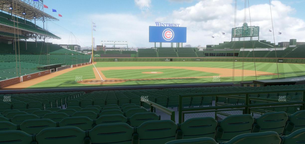 Wrigley Field - Section 121 Seat View