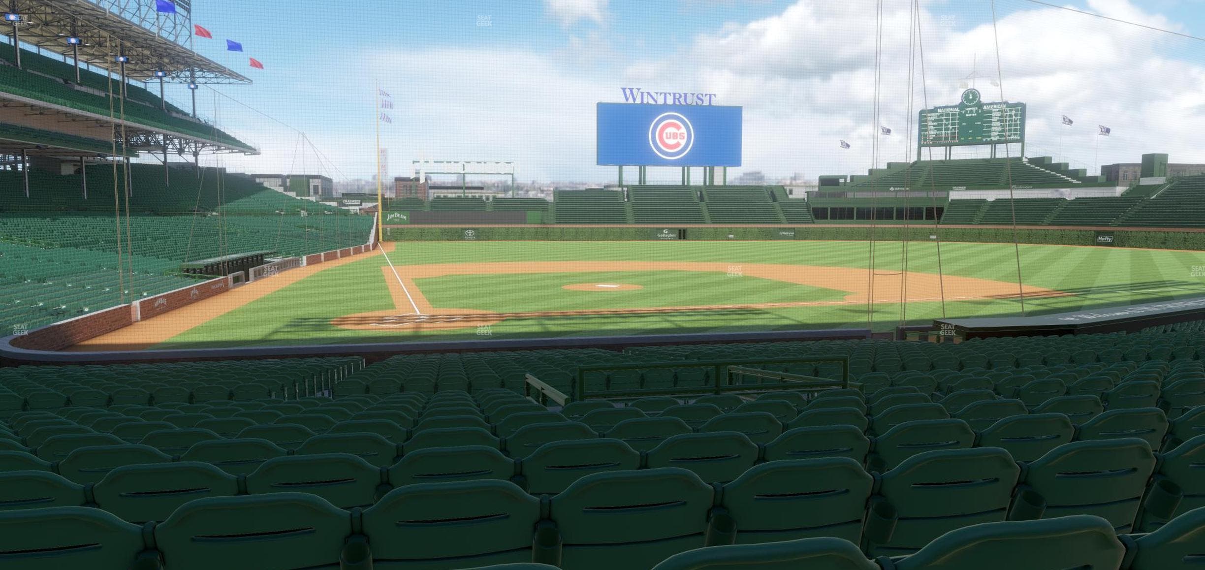 Wrigley Field - Section 121 Seat View