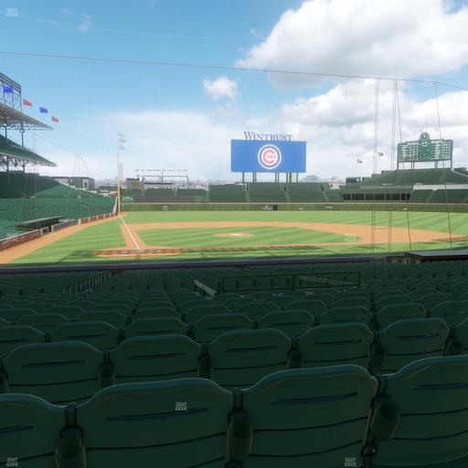 Wrigley Field - Section 121 Seat View